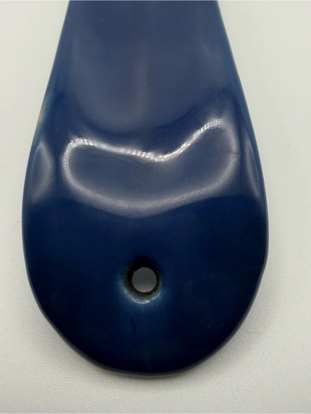 Vintage Otagiri Mary Ann Baker Spoon Rest Southwestern Blue Stoneware Japan 10”